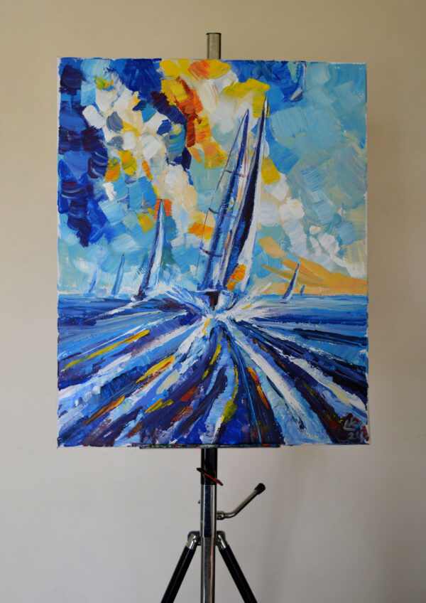 Winds of Motion. Acrylic on canvas. - Image 2