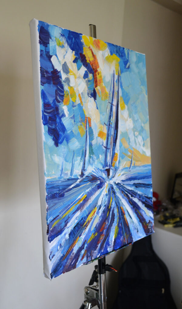 Winds of Motion. Acrylic on canvas. - Image 3