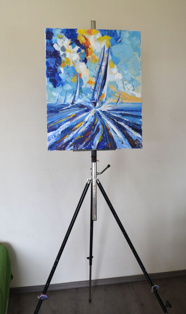 Winds of Motion. Acrylic on canvas. - Image 4