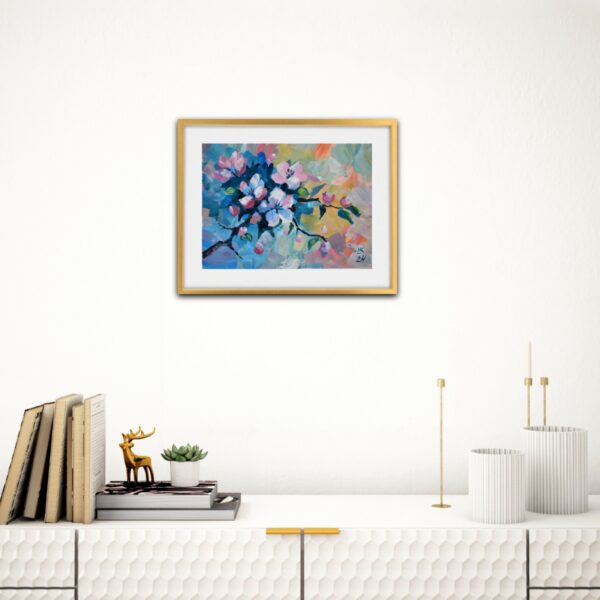 Discover "Blooming tree" by Lada Kholosho – a vibrant, one-of-a-kind acrylic painting celebrating spring’s renewal. Bold brushstrokes and pastel hues capture the beauty of blossoming flowers.