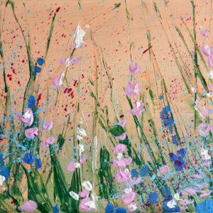 Discover Morning Bloom – a vibrant, one-of-a-kind acrylic painting by Lada Kholosho. Featuring expressive wildflowers on canvas. Signed, certified, and ships worldwide.
