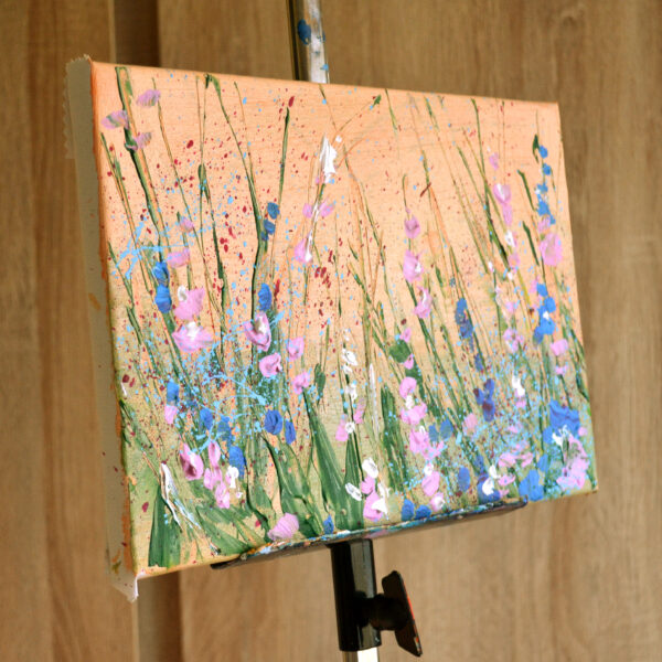 Discover Morning Bloom – a vibrant, one-of-a-kind acrylic painting by Lada Kholosho. Featuring expressive wildflowers on canvas. Signed, certified, and ships worldwide.