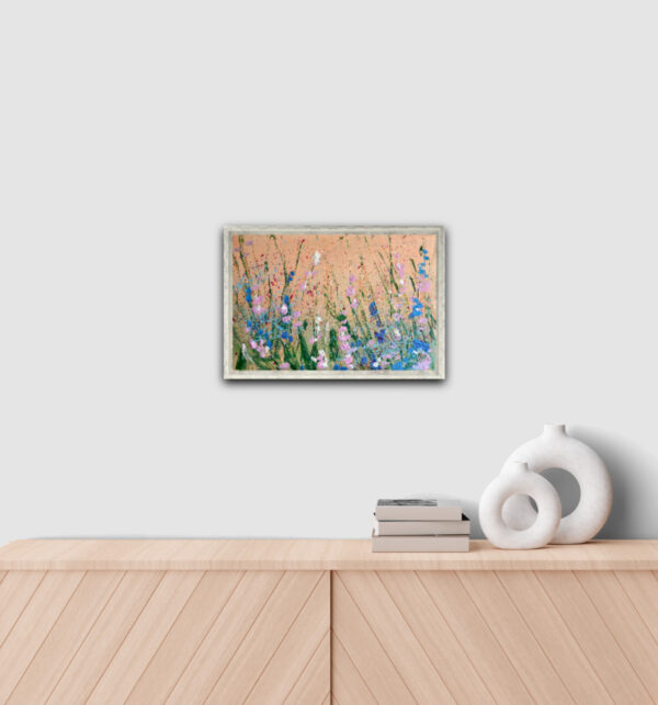 Discover Morning Bloom – a vibrant, one-of-a-kind acrylic painting by Lada Kholosho. Featuring expressive wildflowers on canvas. Signed, certified, and ships worldwide.