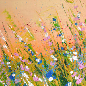Own a one-of-a-kind acrylic painting by Lada Kholosho. Spring Meadow in Bloom (2024) features expressive brushwork and vibrant wildflowers on canvas. Signed, certified, and ships worldwide.