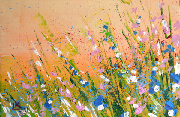 Own a one-of-a-kind acrylic painting by Lada Kholosho. Spring Meadow in Bloom (2024) features expressive brushwork and vibrant wildflowers on canvas. Signed, certified, and ships worldwide.