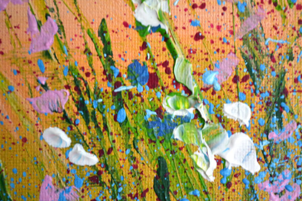 Own a one-of-a-kind acrylic painting by Lada Kholosho. Spring Meadow in Bloom (2024) features expressive brushwork and vibrant wildflowers on canvas. Signed, certified, and ships worldwide.